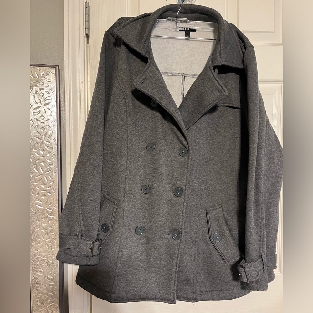 Torrid Fleece Peacoat
